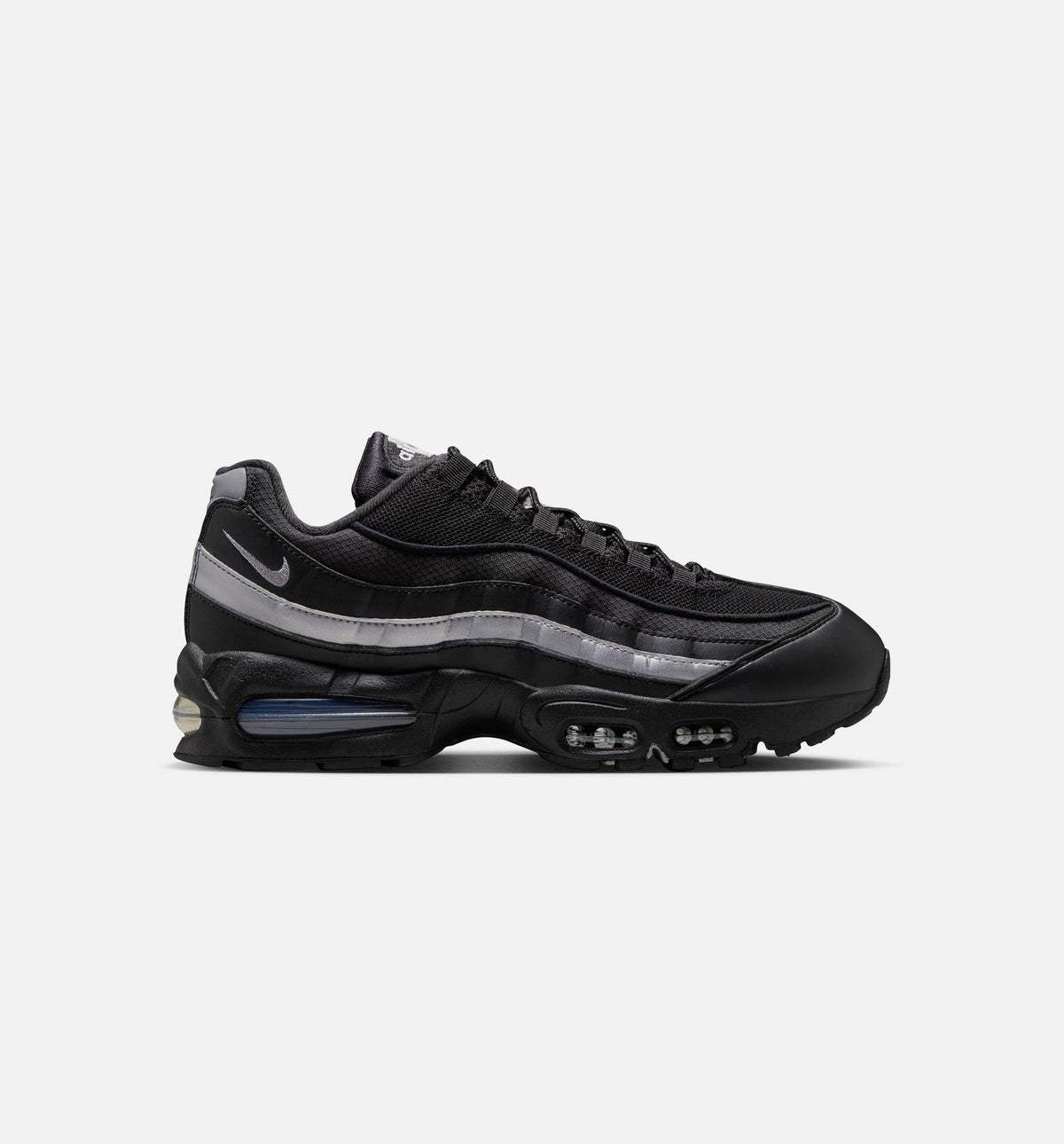 Air Max 95 Big Bubble OG Reflective Accents Men's – Black/White/Metallic Silver