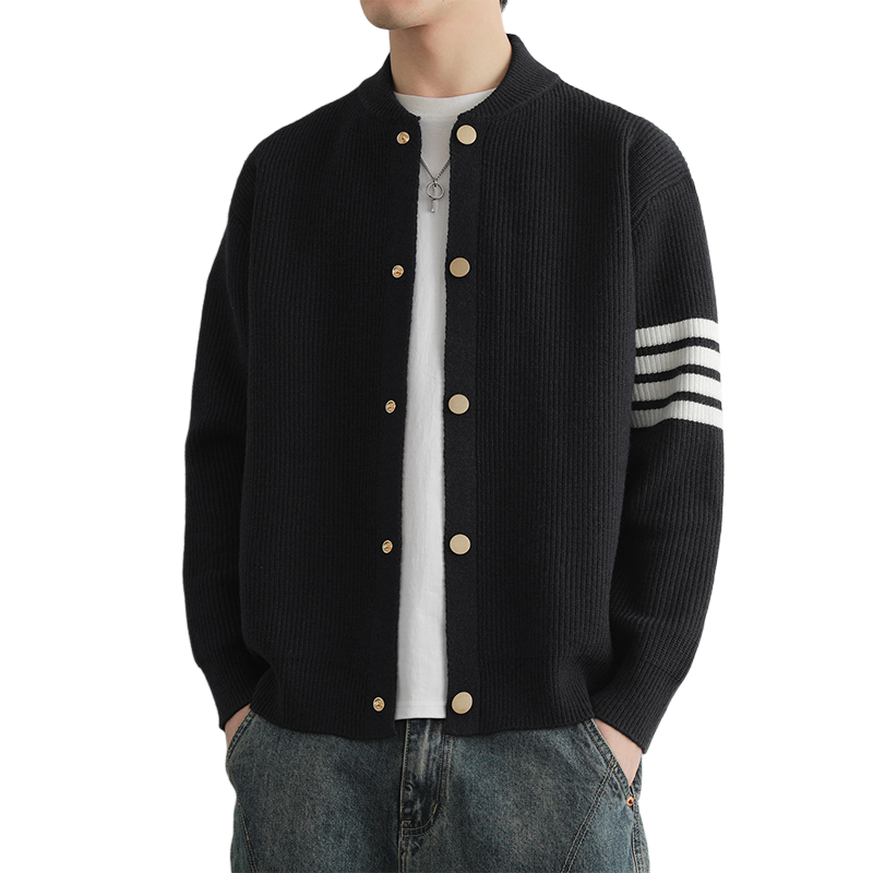 Single-Breasted Knit Sweater | Thom Browne
