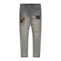Antique Indigo Varsity Eagle Logo Jeans