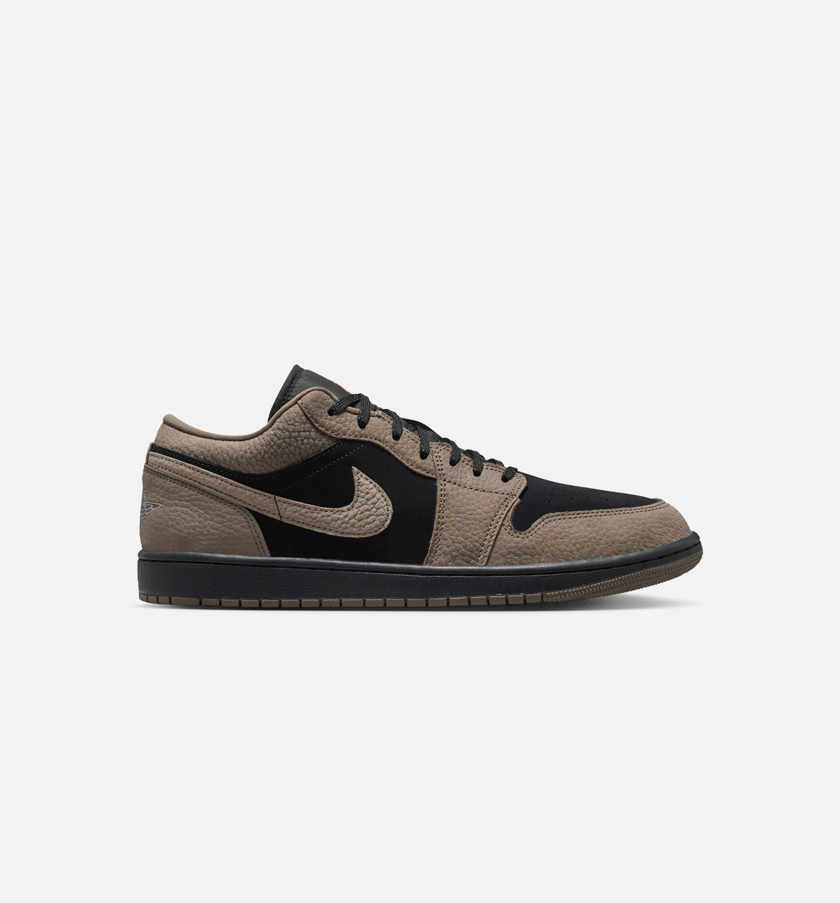 Air Jordan 1 Low SE Men's Sneakers - Black / Olive Grey / Light Orange