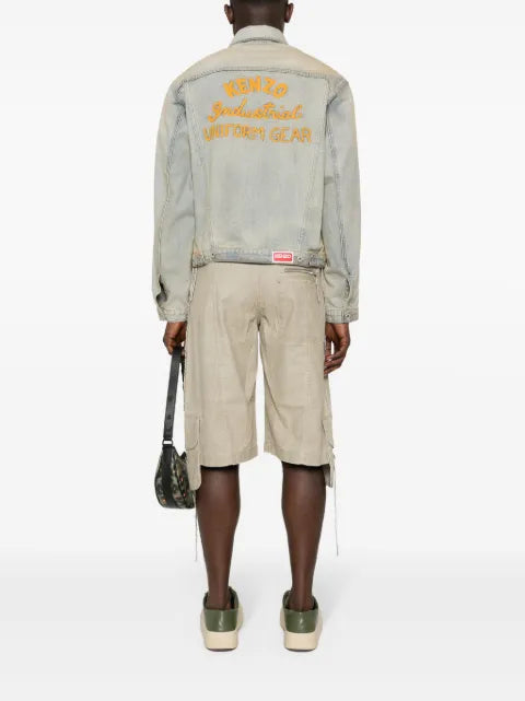 Kenzo Drawn Varsity denim jacket