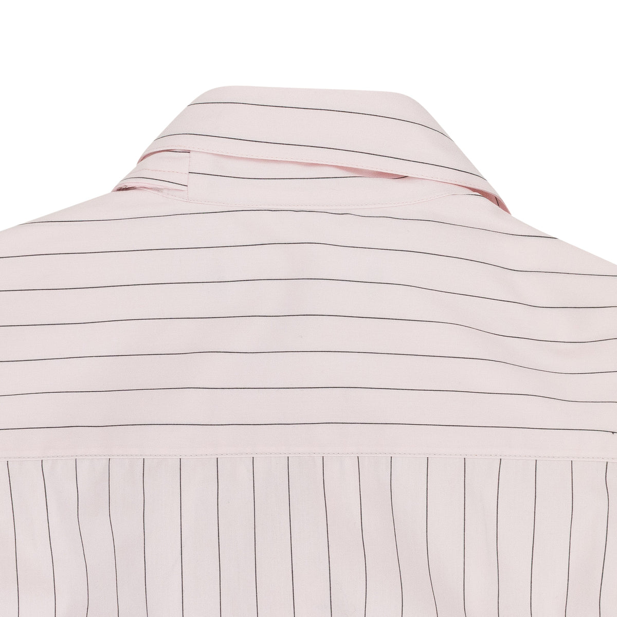 PINK HOOK AND EYE PINSTRIPE LONG SLEEVE T-SHIRT