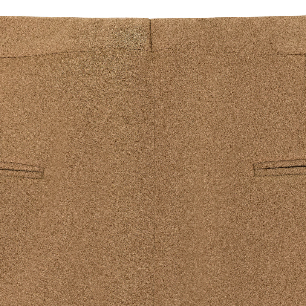 BEIGE CAMEL SUIT PANTS
