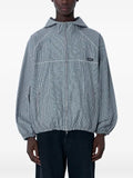 Miu Miu hooded check jacket