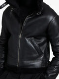 Manzoni 24 shearling zip jacket