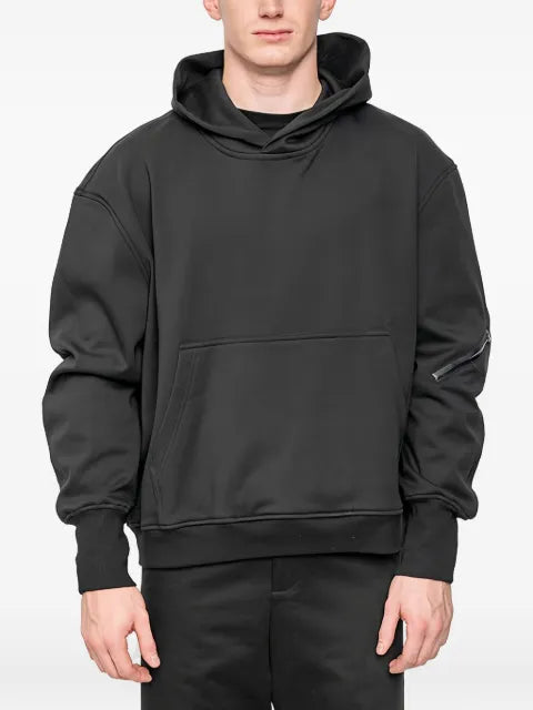 Joe Chia Moth zip-detail hoodie