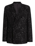 Dolce & Gabbana double-breasted lace blazer