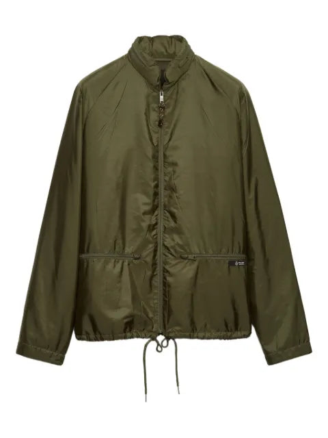 Prada hooded raglan-sleeves jacket
