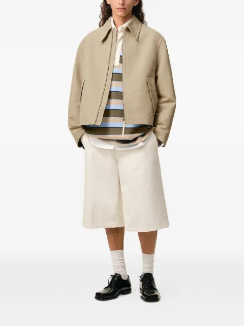 AMI Paris cotton zipped jacket
