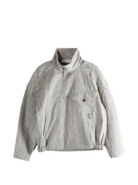 Kiko Kostadinov striped zipped jacket