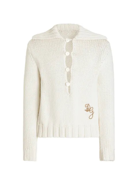 Dolce & Gabbana smooth-knit pullover with logo