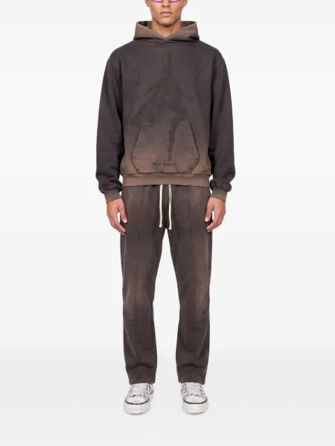 Represent 247 Fallen Angel graphic-print faded-effect hoodie
