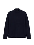 Closed roll-neck wool sweater