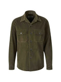 Canali corduroy chest-pockets shirt jacket