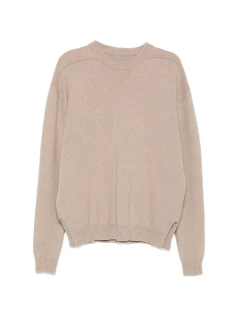 Rick Owens round-neck ribbed-knit sweater