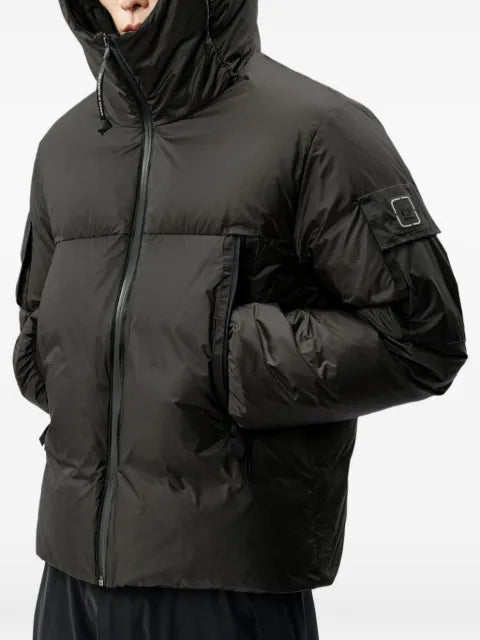 C.P. Company logo-detail padded jacket