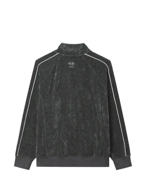 FIVE CM corduroy-effect frog-fastening sweatshirt