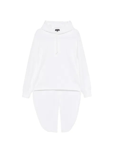 Comme Des Garçons asymmetric-hem hoodie