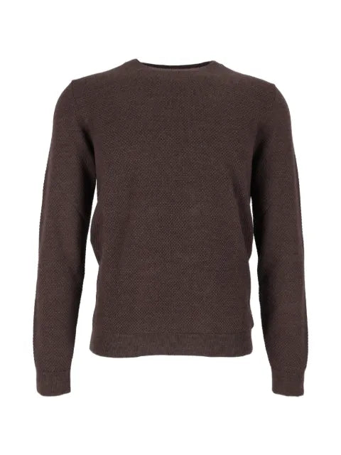 Zanone waffle-knit virgin wool sweater