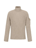 Amomento ribbed velvet-knit sweater