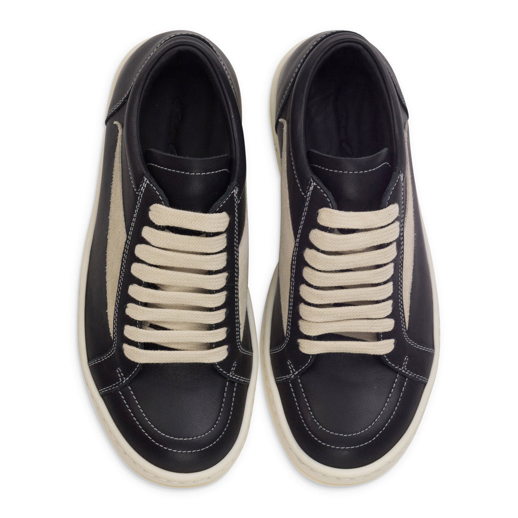 Black Leather Vintage Sneakers