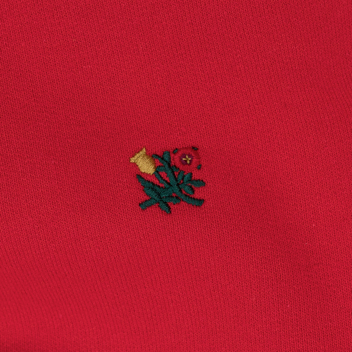 Red Crest Hoodie