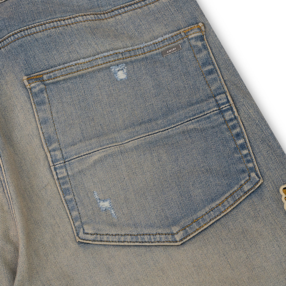 Antique Indigo Varsity Eagle Logo Jeans