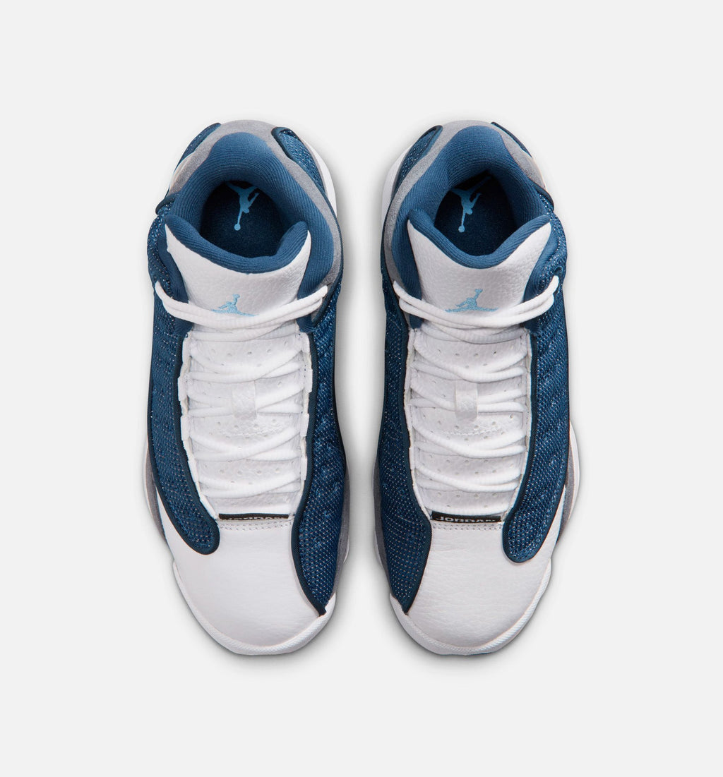 Air Jordan 13 Retro Navy and Flint Grey Grade School – Navy/University Blue/Flint Grey/White