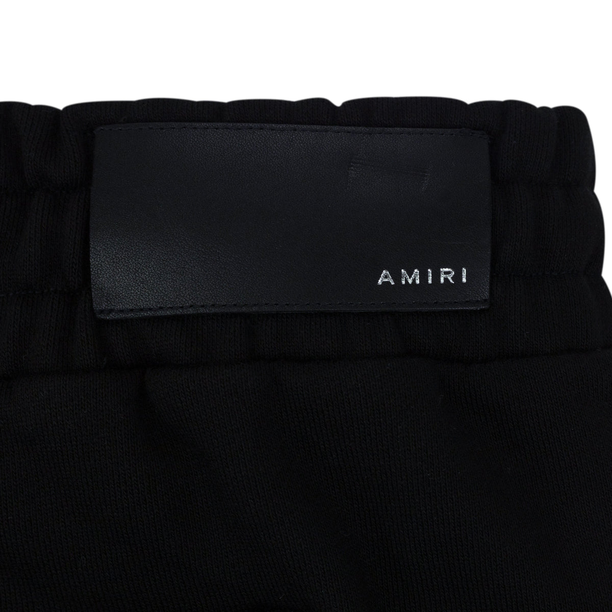 Black MA Watercolor Bar Sweatshorts