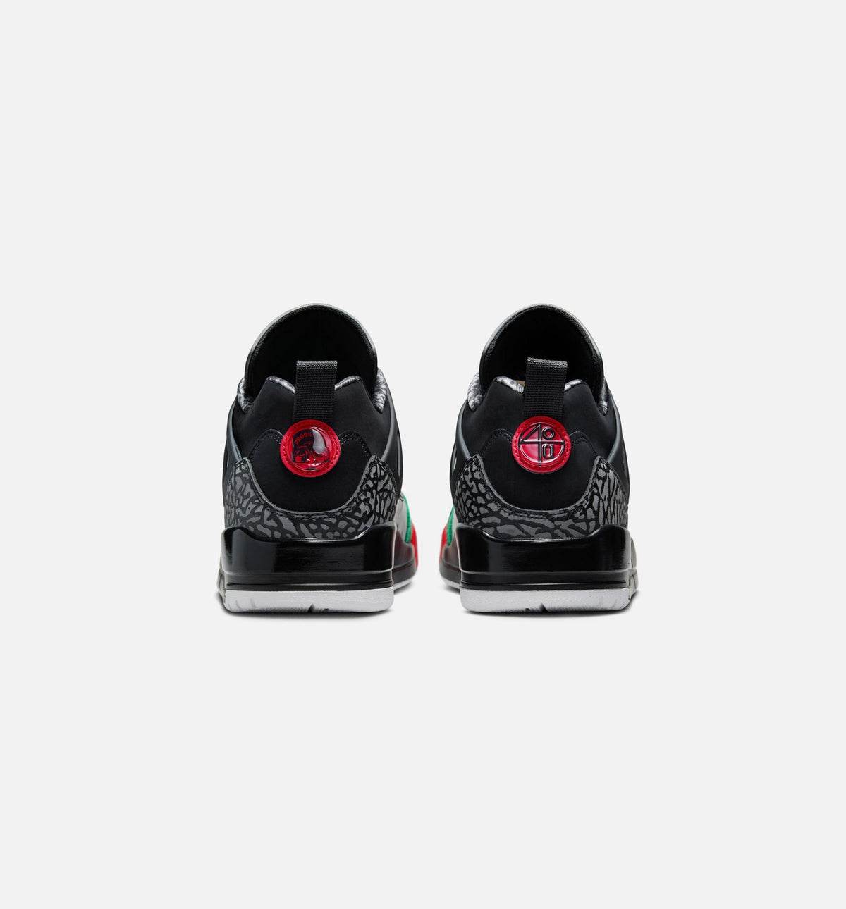 Jordan Spizike Low - Men's Lifestyle Sneaker (Black/Classic Green/White/Varsity Red)