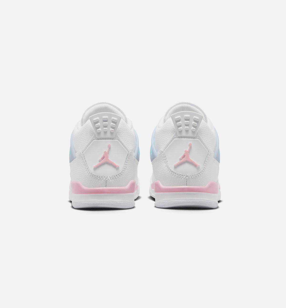 Air Jordan 4 Retro Medium Soft Pink | Preschool Lifestyle Shoe | White/Medium Soft Pink/Half Blue