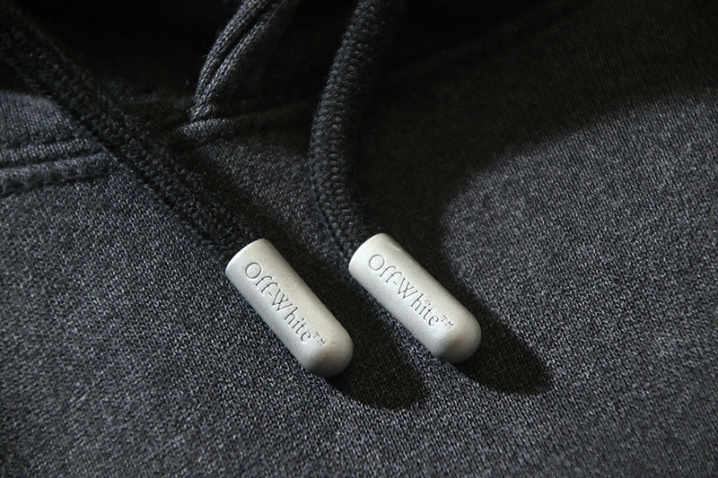 Off-White Washed Bacchus Graphic Hoodie Unisex