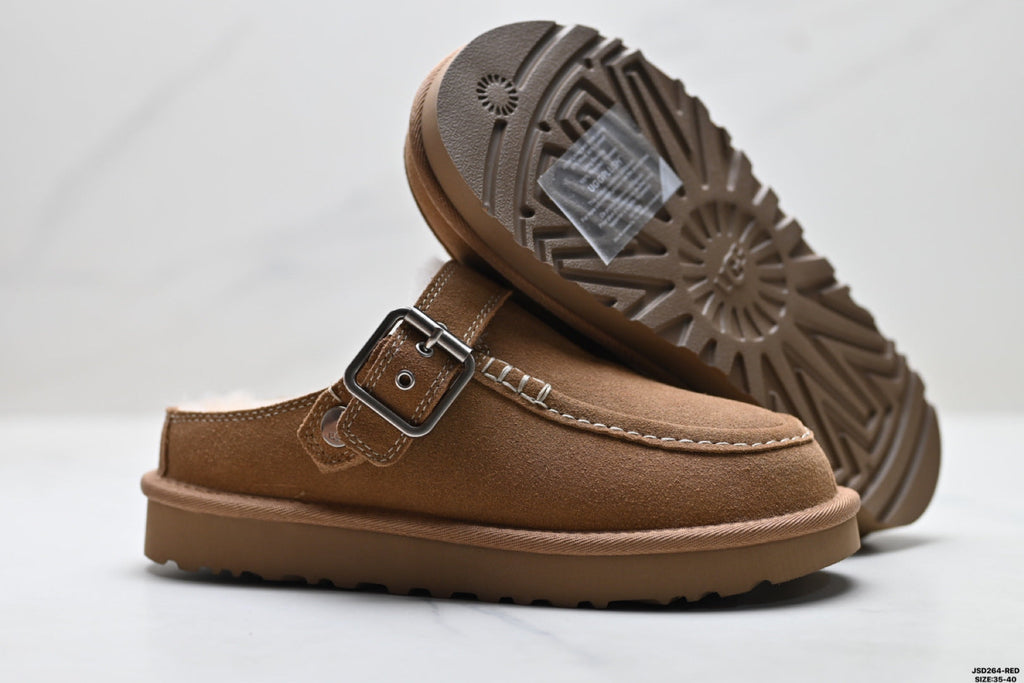 UGG Tazz Shearling Platform Slip-Ons