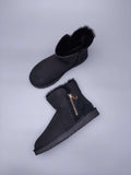 Black Side Zip Ankle Boots — New Arrival | In Stock