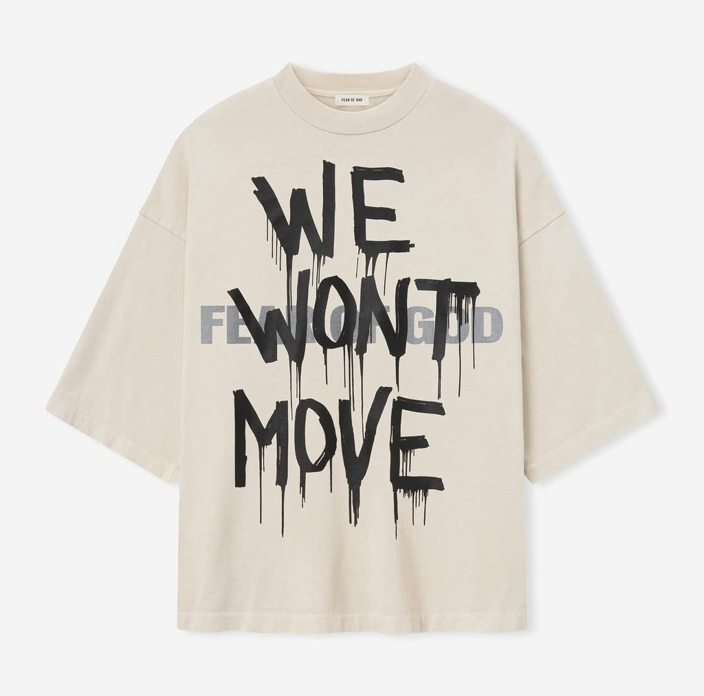 Fear of God Beige Graphic T-Shirt
