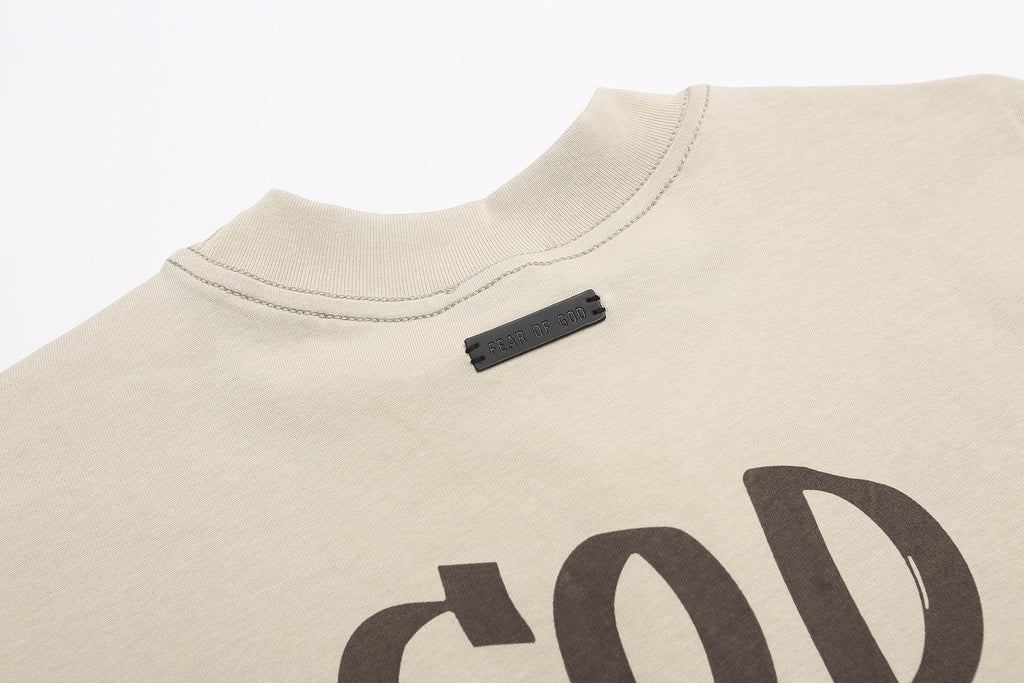 Fear of God Beige Graphic T-Shirt