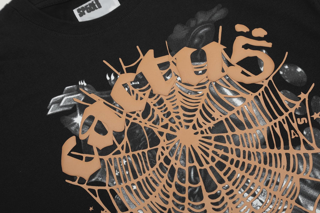 Sp5der Spiderweb Graphic T-Shirt