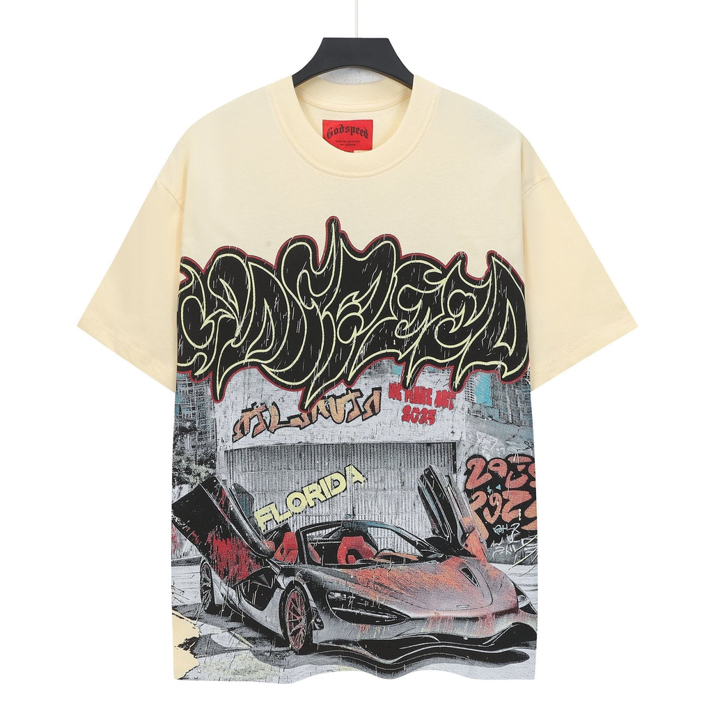 Godspeed Out of Many One Car Graphic T-Shirt