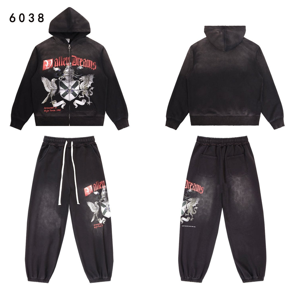 VALE USA Guardian Graphic Zip Hoodie and Jogger Set