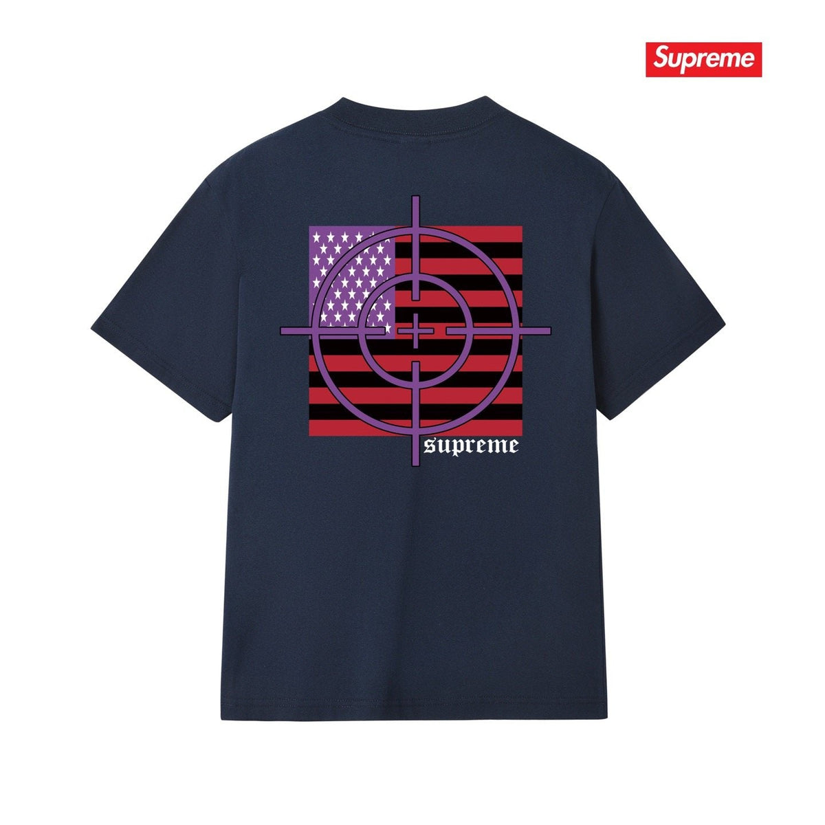 Supreme Flag Target Graphic T-Shirt