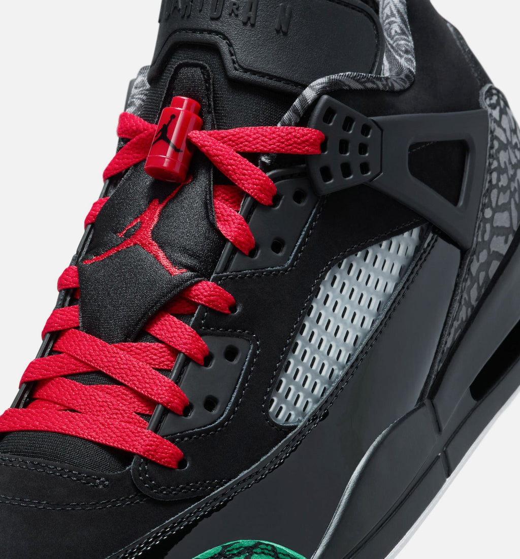 Jordan Spizike Low - Men's Lifestyle Sneaker (Black/Classic Green/White/Varsity Red)