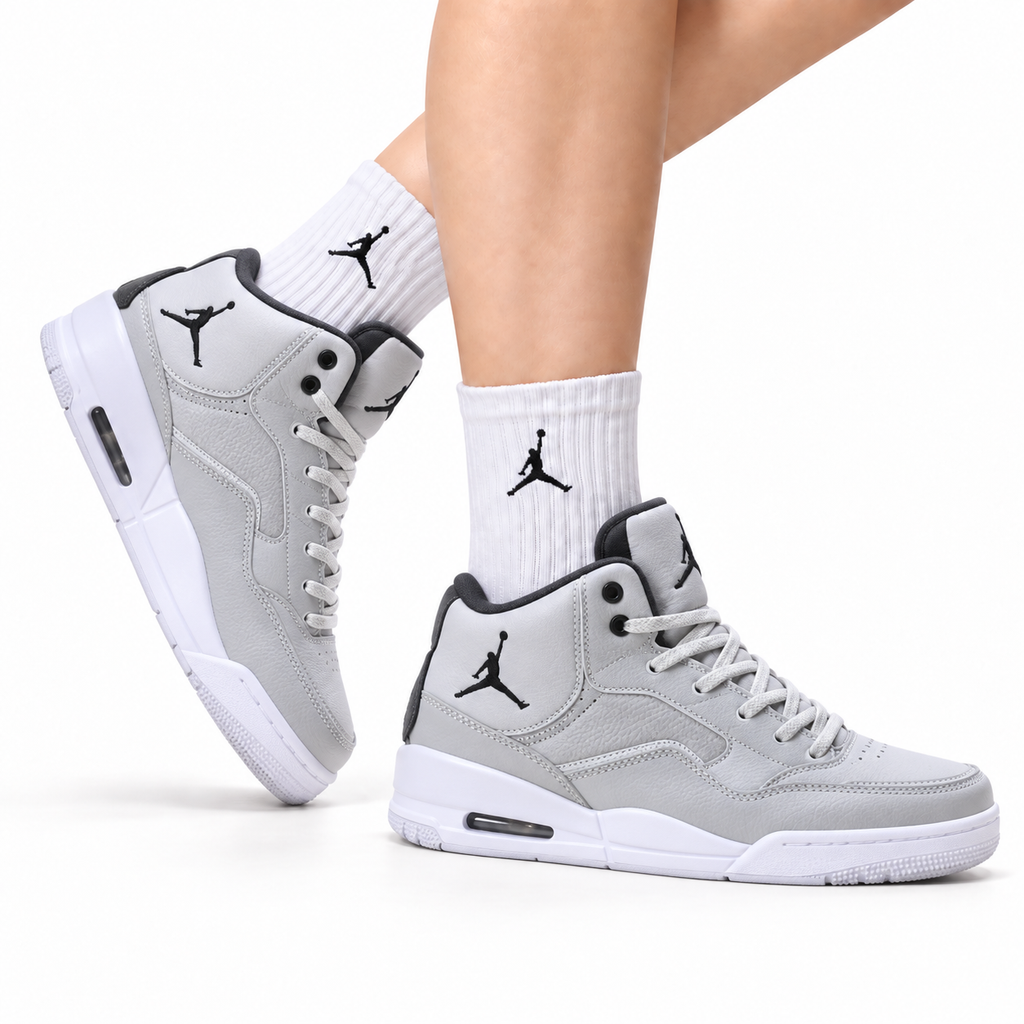 Jordan Legacy 312 High Wolf Grey White Sneakers