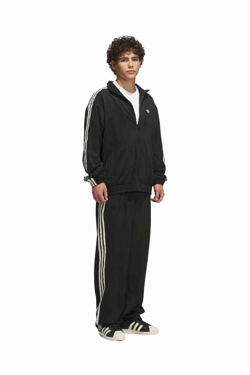 ADIDAS SKATEBOARDING TYSHAWN TRACK JACKET Black / White