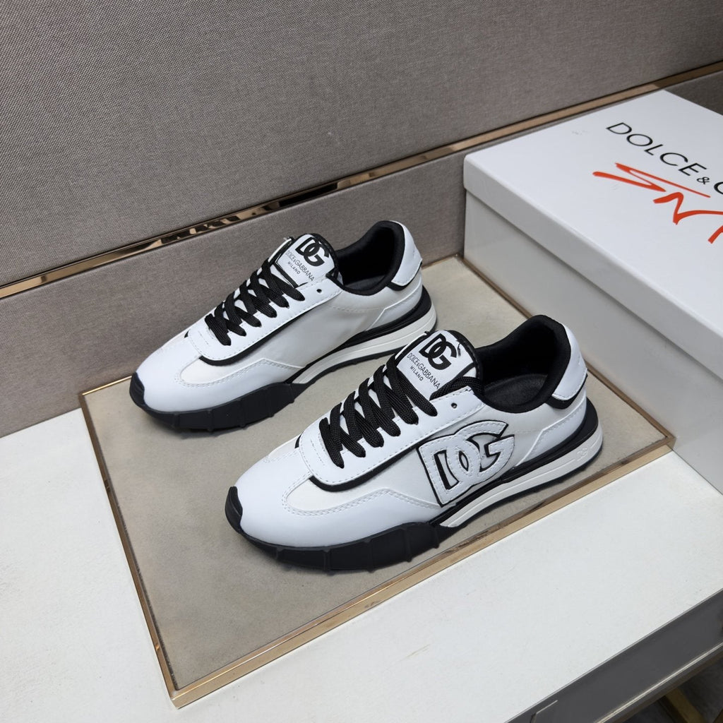 Dolce & Gabbana White DG Low-Top Sneakers