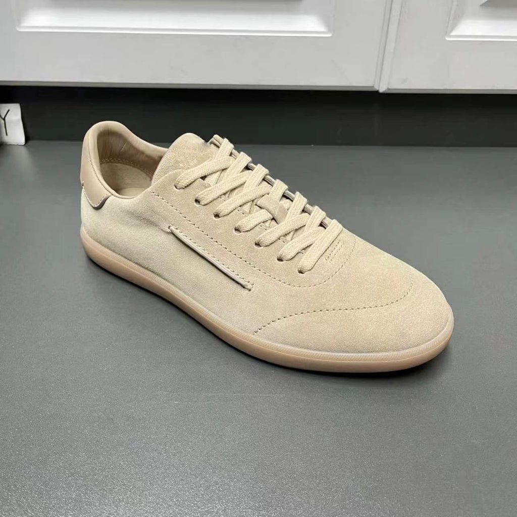 Zegna 232 Suede Low-Top Sneakers