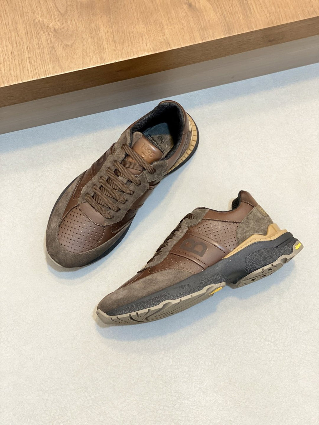 Berluti Sport Track Low-Top Sneakers