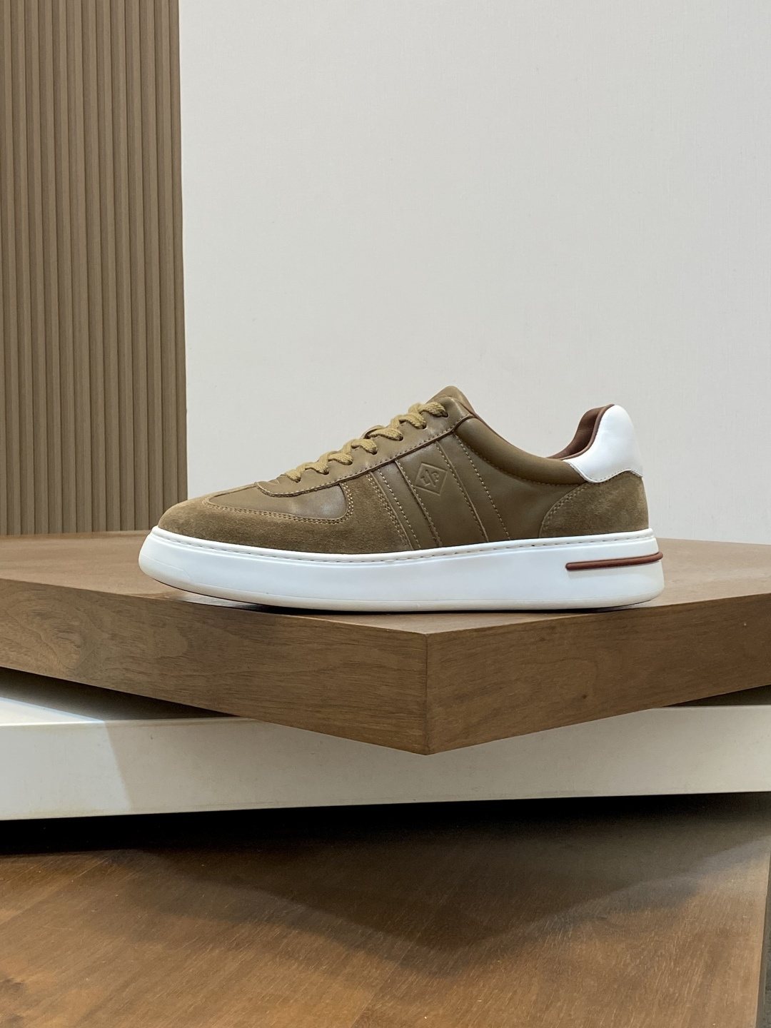 Loro Piana Men's Paneled Low-Top Sneakers