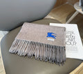 Burberry Reversible Plaid Fringed Scarf