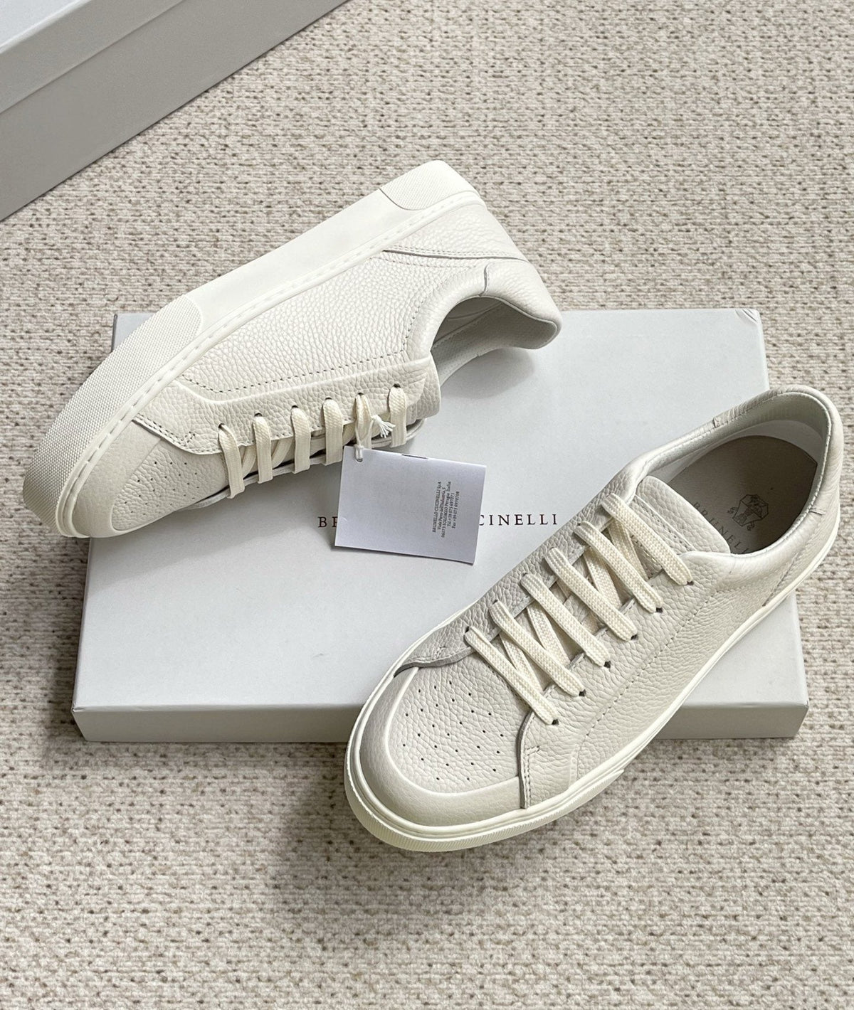 Brunello Cucinelli Textured Low-Top Sneakers