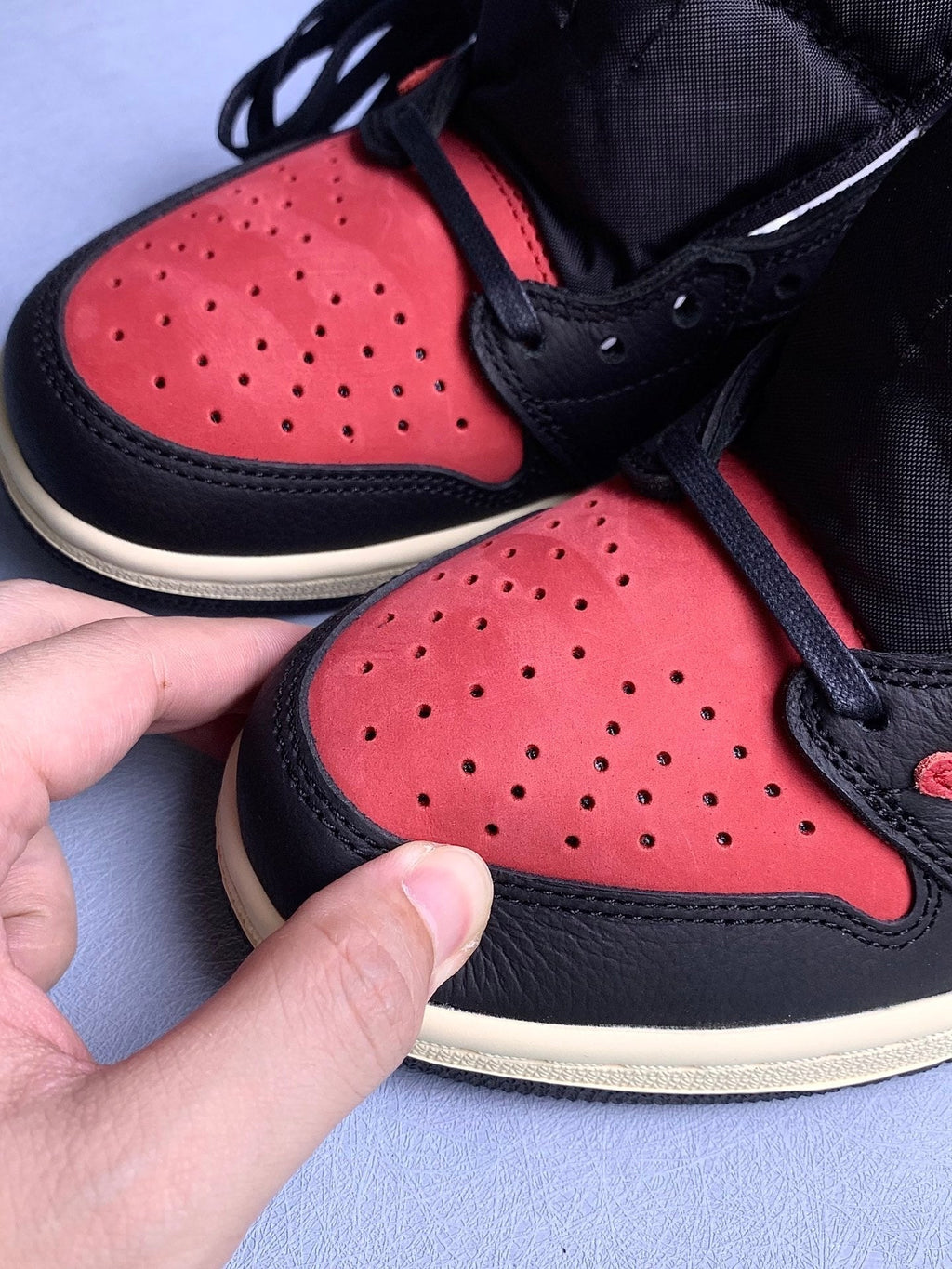 Air Jordan 1 Low TS Black/Red Unisex Sneakers DM7866-061